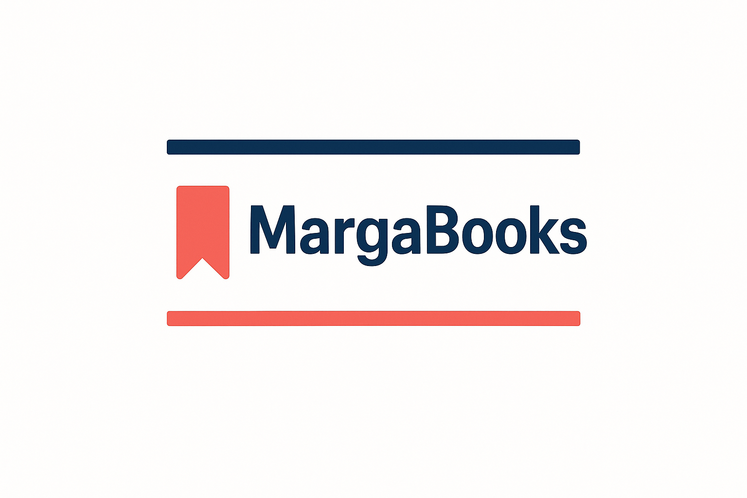 MargaBooks logo variación 7: Coral (#DC5046)