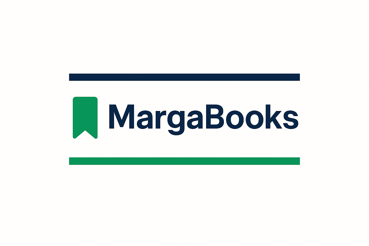 MargaBooks logo variación 3: Emerald (#2EA44F)