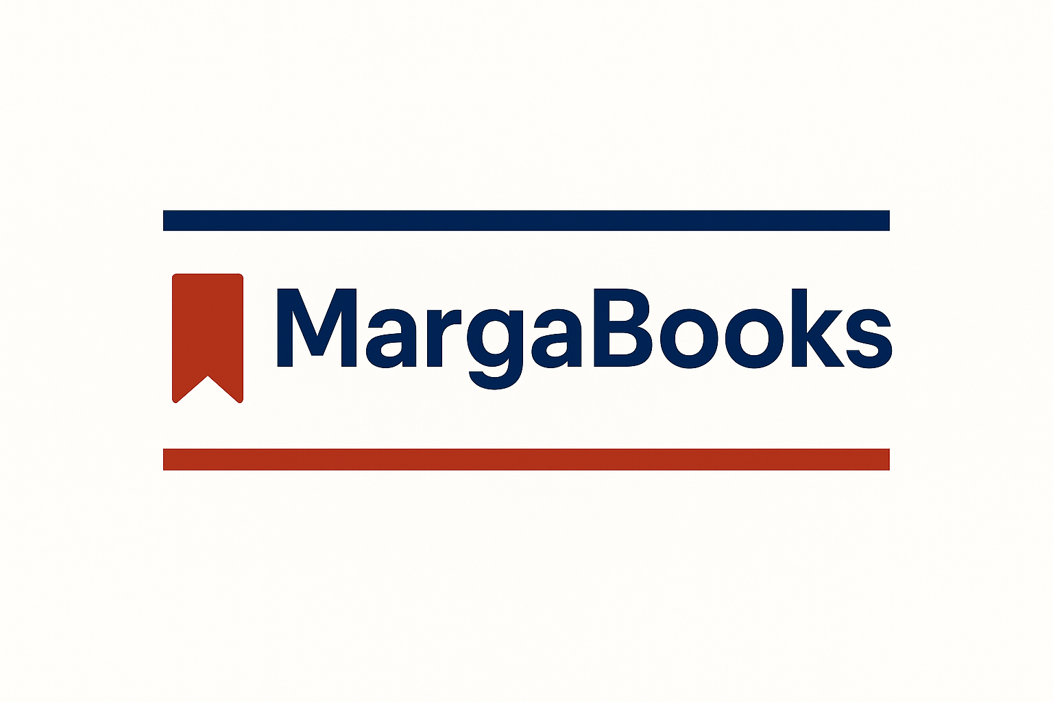 MargaBooks logo variación 8: Rust (#A84B28)