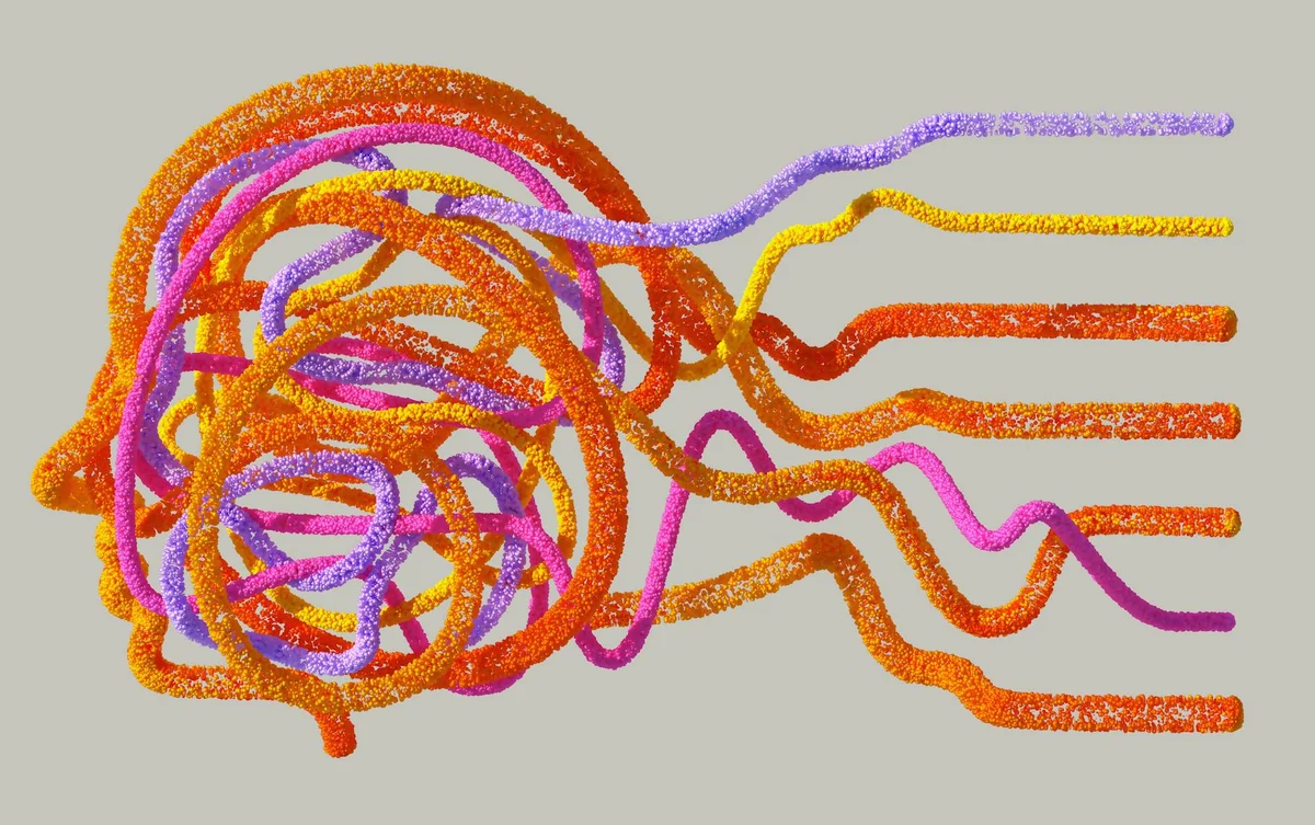 Feedback efectivo con IA: tres formas de iterar que mejoran... — Vibrant 3D rendering depicting the complexity of neural networks.